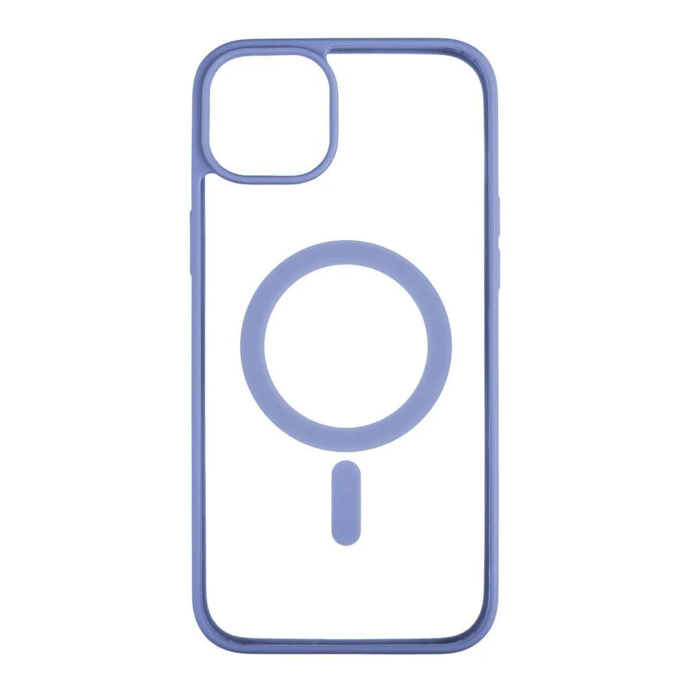 Чохол TPU Color with Magsafe для iPhone 14 Plus Колір 07, Bordo