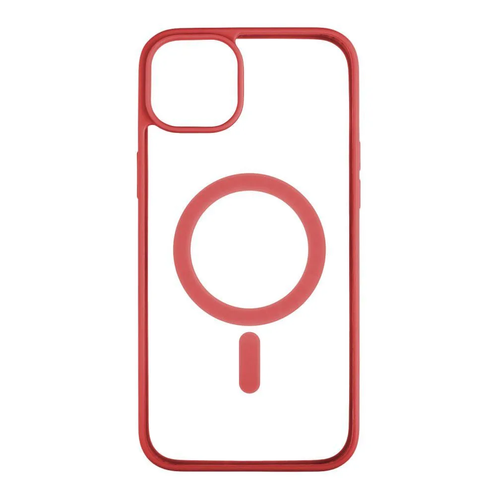 Чохол TPU Color with Magsafe для iPhone 14 Plus Колір 08, Dark Синій