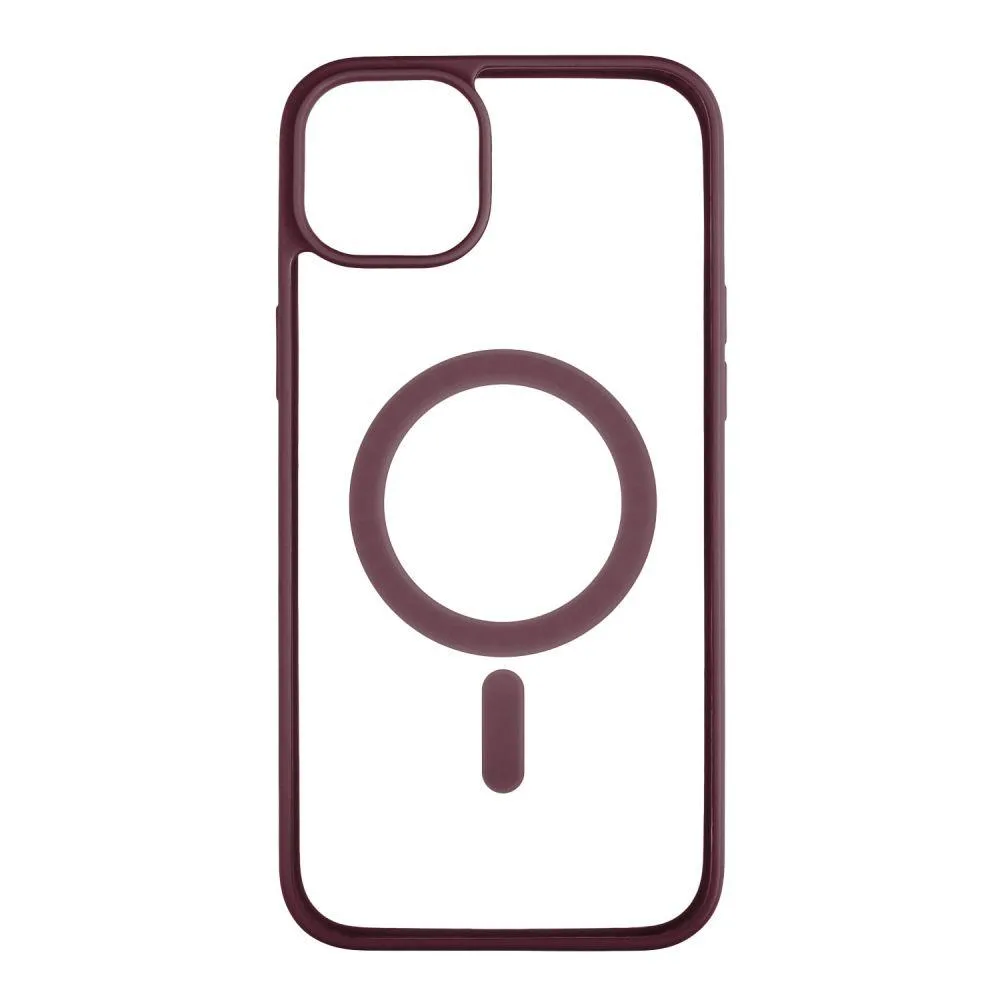 Чохол TPU Color with Magsafe для iPhone 14 Plus Колір 08, Dark Синій