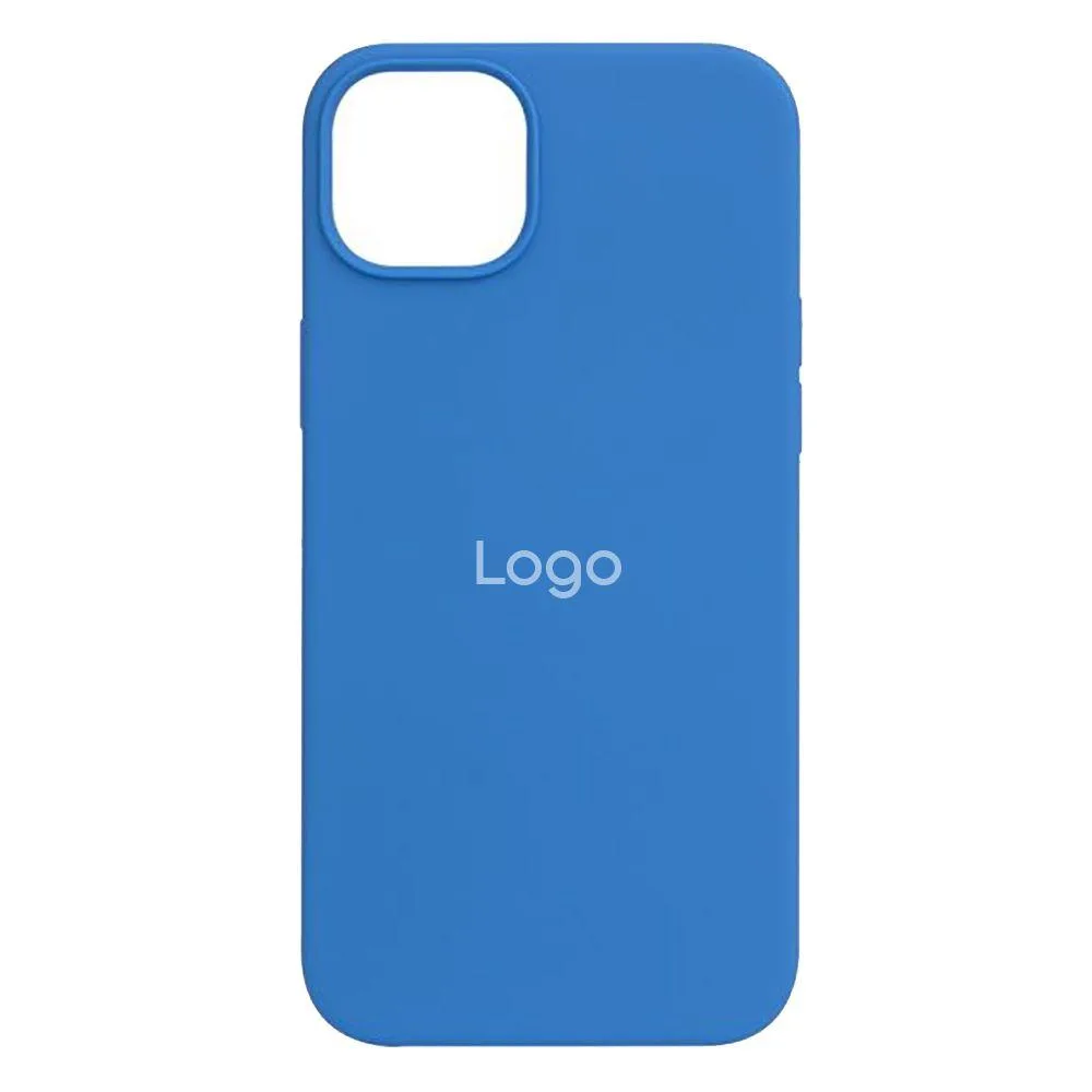 Чохол Silicone Case Full Size (AA) для iPhone 14 Plus Колір 21.Sea Синій