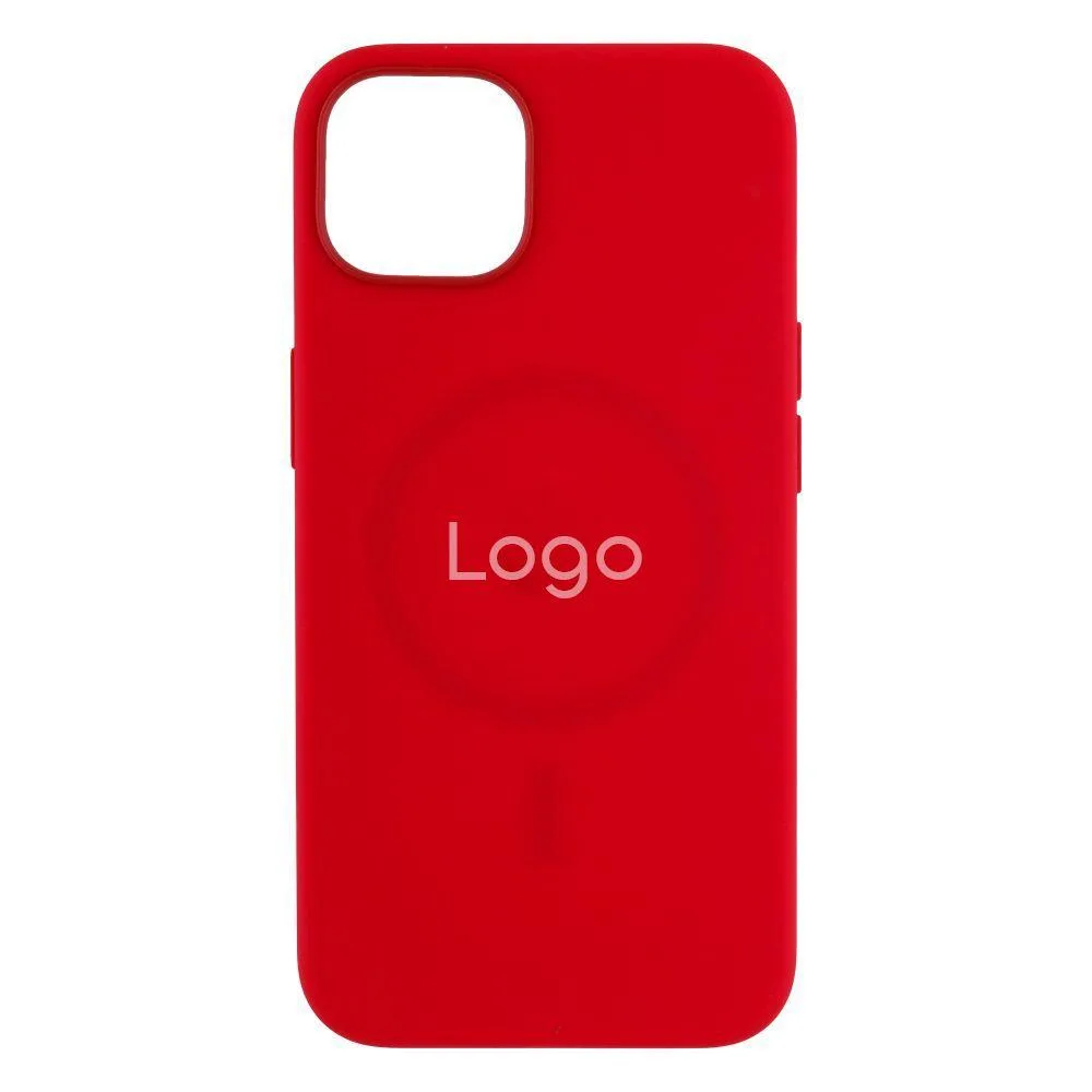 Чохол Silicone Case with MagSafe+SplashScreen для iPhone 12 Pro Max Колір 1, Чорний