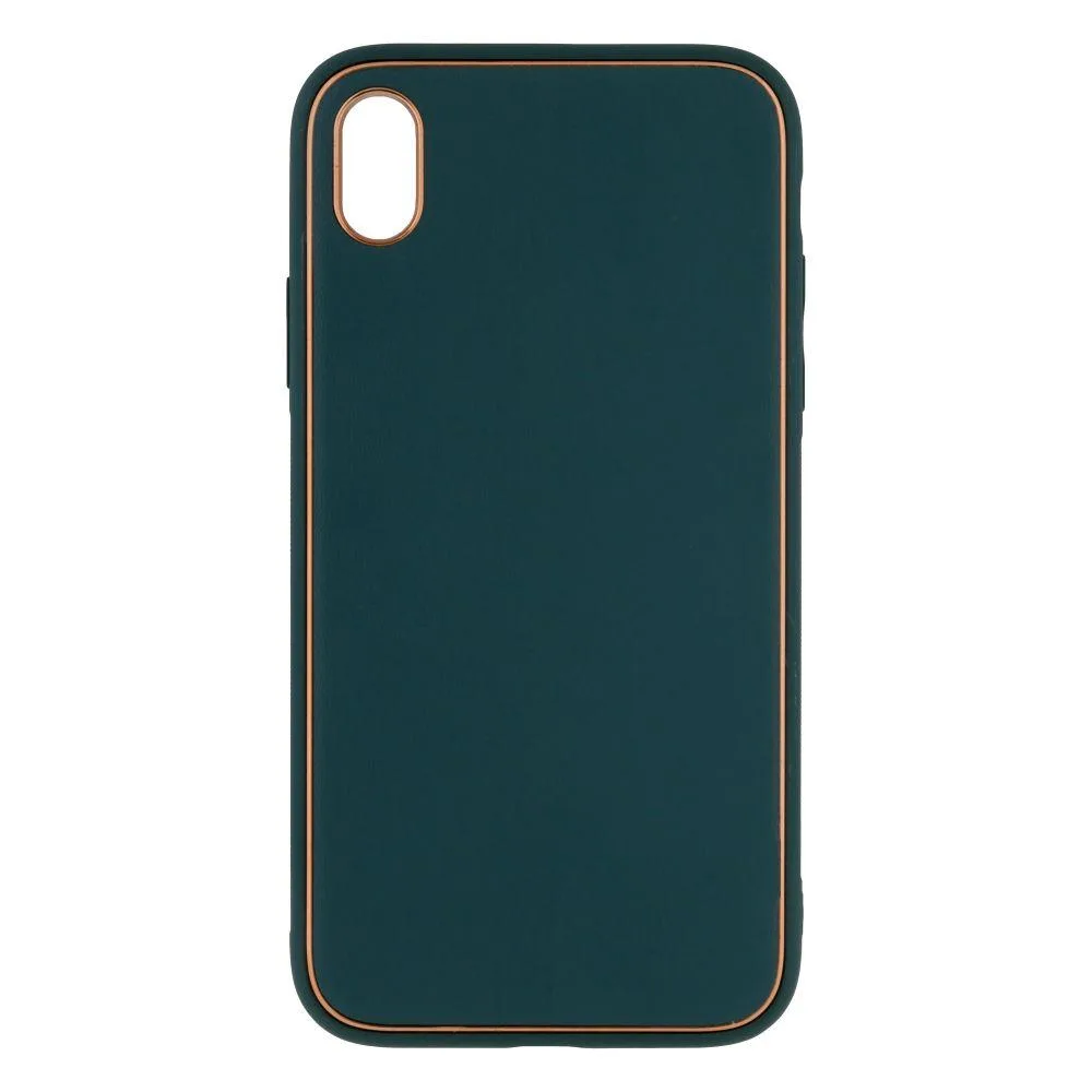 Чехол Leather Gold with Frame without Logo для iPhone Xr Цвет 12, Peach