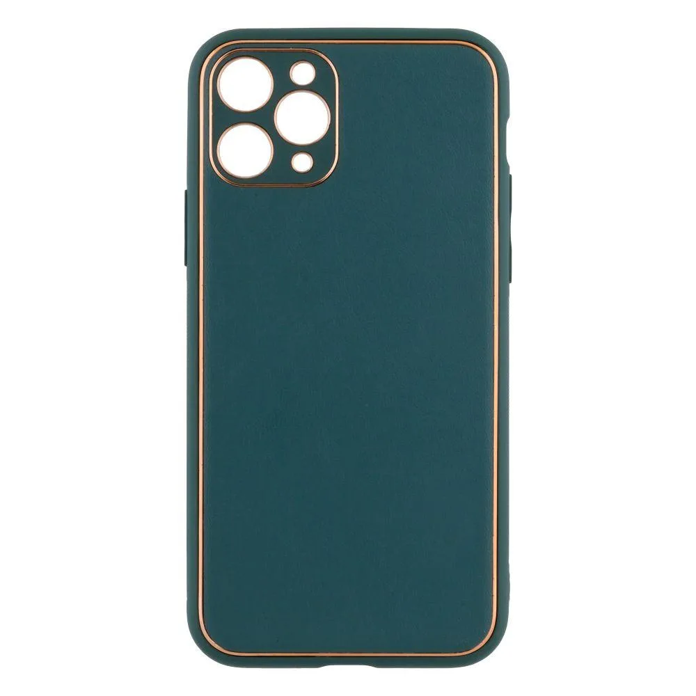 Чехол Leather Gold with Frame without Logo для iPhone 11 Pro Цвет 6, Mint