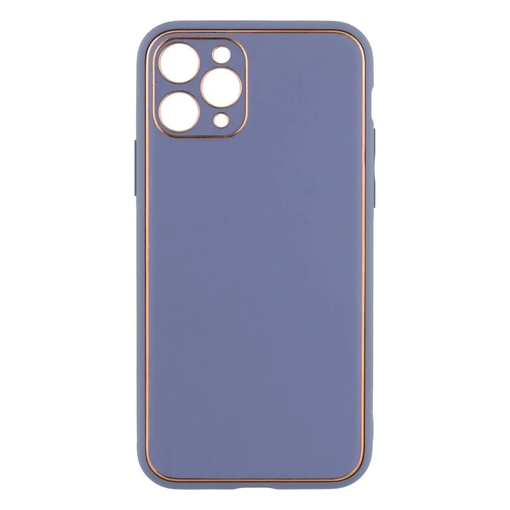 Чехол Leather Gold with Frame without Logo для iPhone 11 Pro Цвет 6, Mint