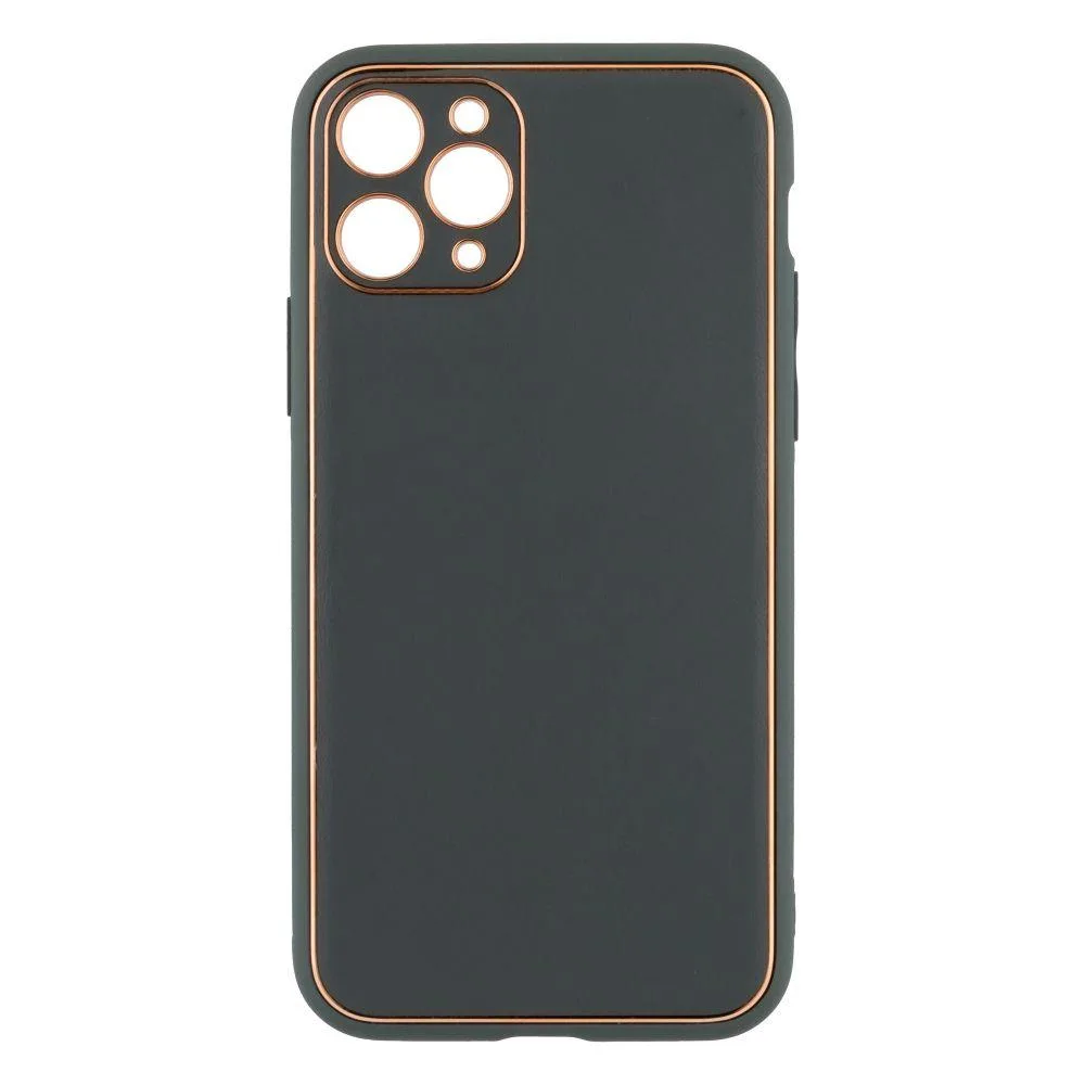 Чехол Leather Gold with Frame without Logo для iPhone 11 Pro Цвет 6, Mint