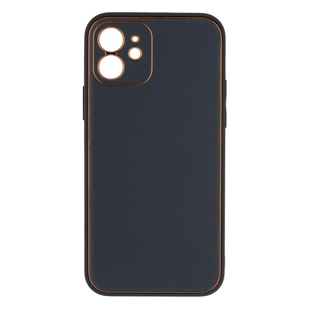 Чохол Leather Gold with Frame without Logo для iPhone 12 Колір 9, Yellow