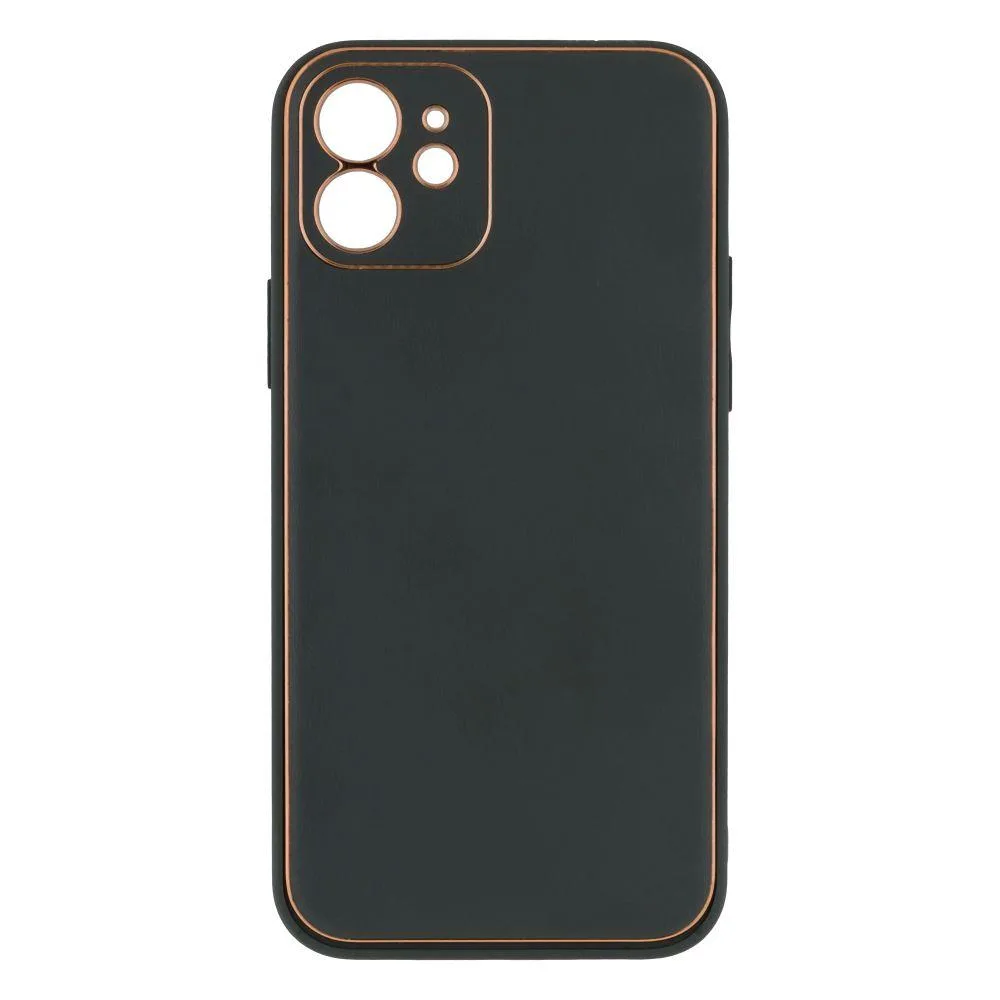 Чохол Leather Gold with Frame without Logo для iPhone 12 Колір 9, Yellow