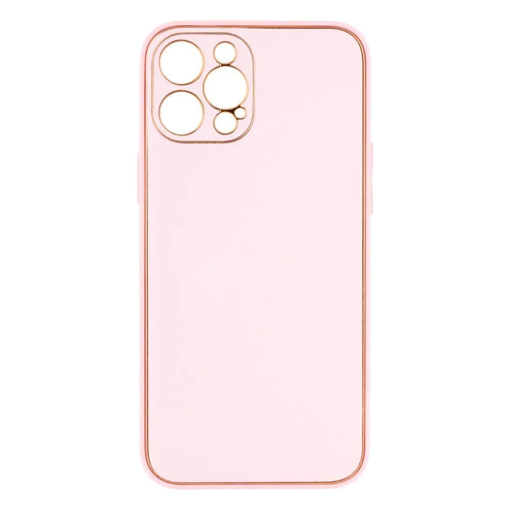 Чохол Leather Gold with Frame without Logo для iPhone 12 Pro Max Колір 14, Navy Синій