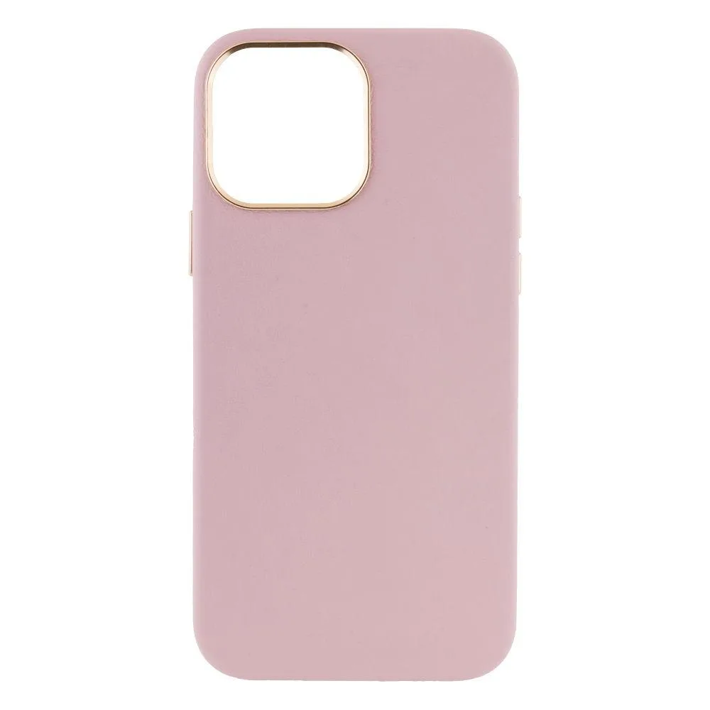 Чохол Leather Case Gold Buttons для iPhone 13 Pro Max Колір 4, Forest Green