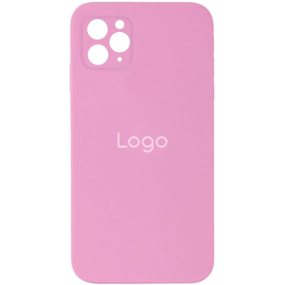 Чохол Silicone Case Full Size with Frame для iPhone 11 Pro Max Колір 04, Yellow