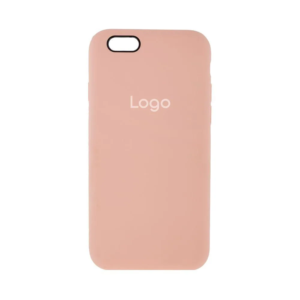 Чохол Silicone Case Full Size (AA) для iPhone 6 Plus Колір 67.Grepefruit