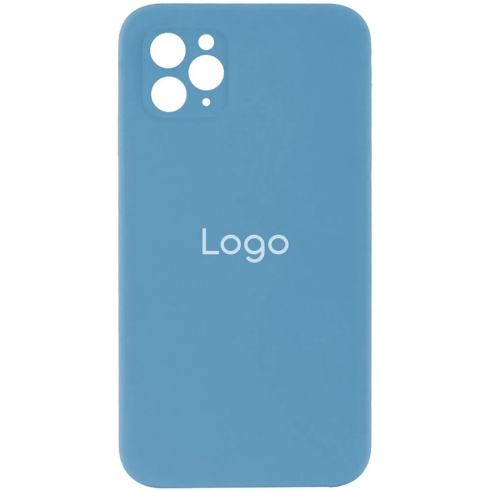 Чохол Silicone Case Full Size with Frame для iPhone 11 Pro Max Колір 33, Brown