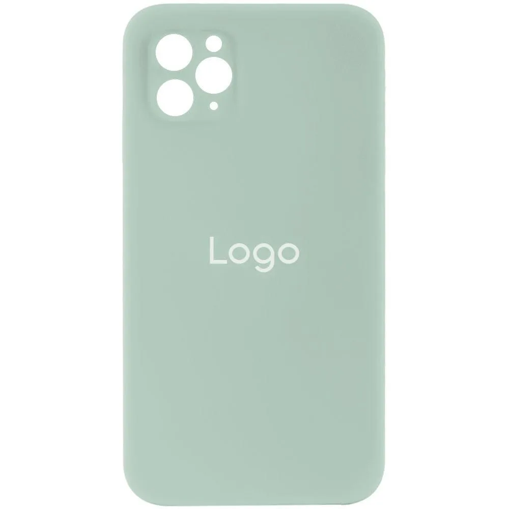 Чохол Silicone Case Full Size with Frame для iPhone 11 Pro Max Колір 33, Brown