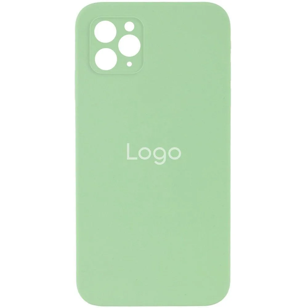 Чохол Silicone Case Full Size with Frame для iPhone 11 Pro Max Колір 52, Watermelon