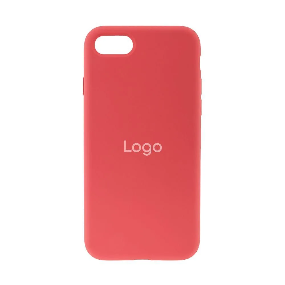 Чохол Silicone Case Full Size (AA) для iPhone 7/8/SE2 Колір 42.Бордовий