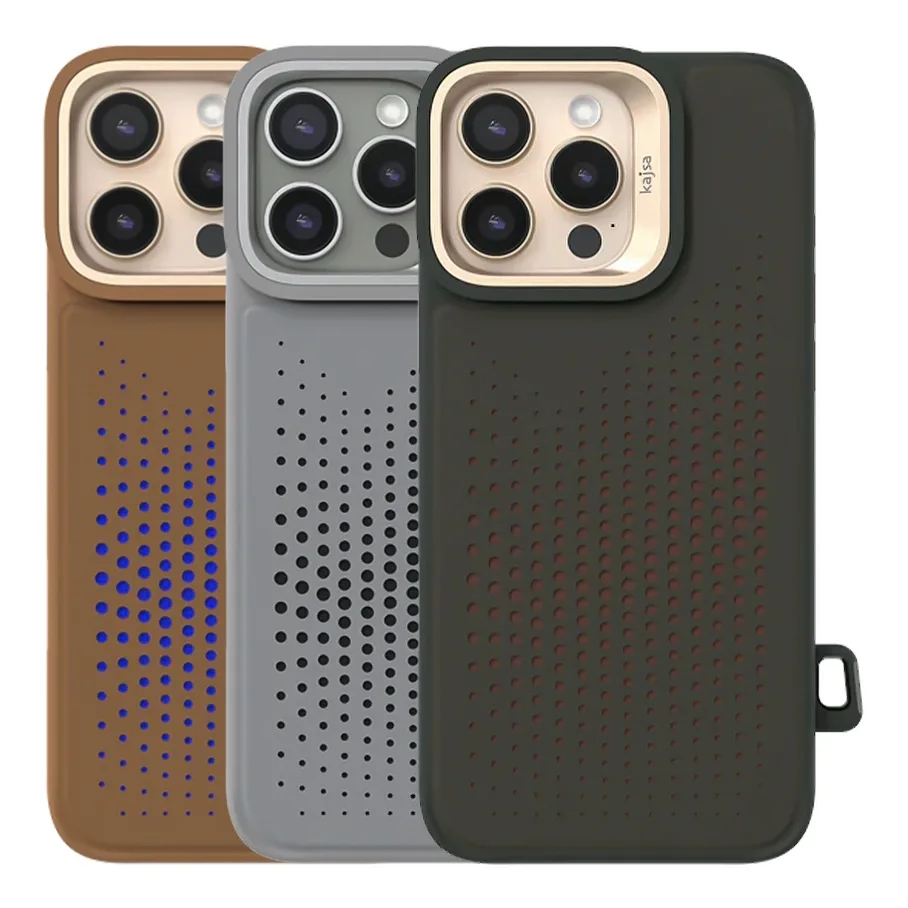Чохол Kajsa Splendid Collection Circle with MagSafe для iPhone 16 Pro Brown