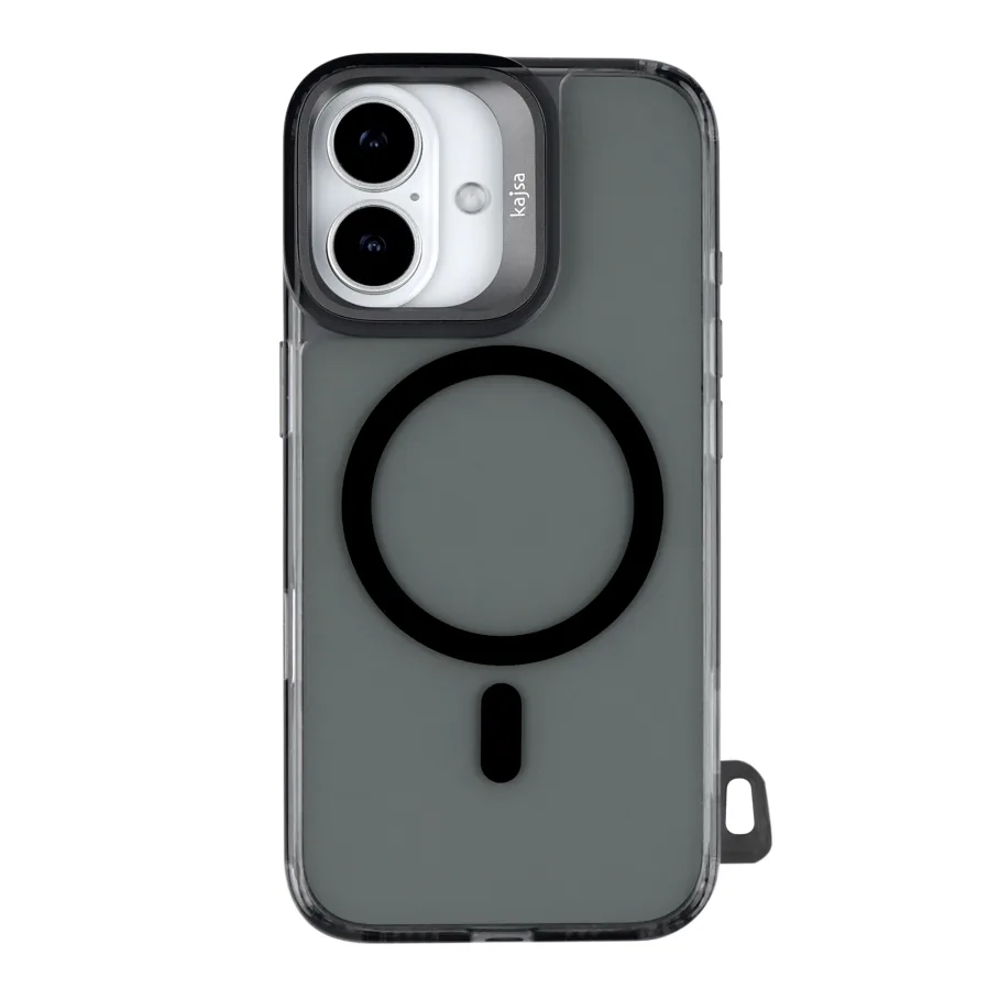 Чохол Kajsa Trans-Shield with MagSafe для iPhone 17 Black Smoke