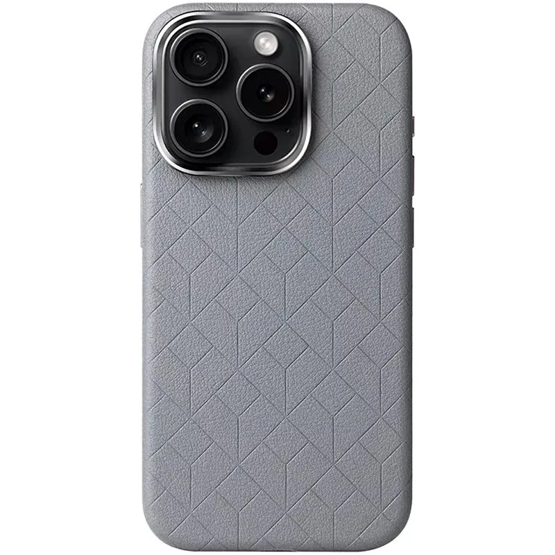 Шкіряний чохол Carved with MagSafe для Apple iPhone 16 Pro (6.3