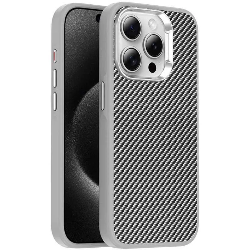 Чохол TPU+PC Carbon with MagSafe для Apple iPhone 14 Pro Max (6.7
