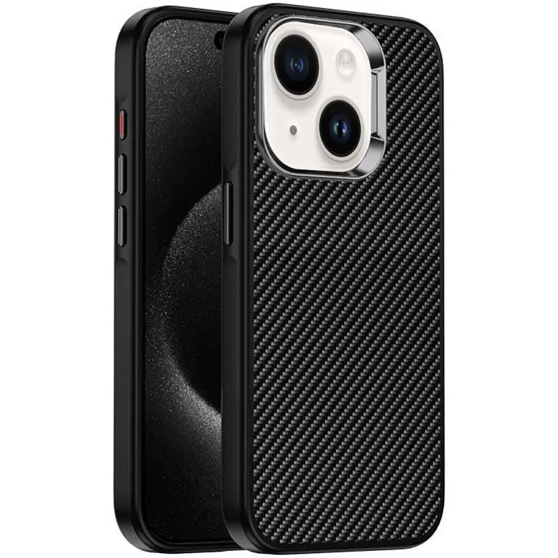 Чохол TPU+PC Carbon with MagSafe для Apple iPhone 14 (6.1