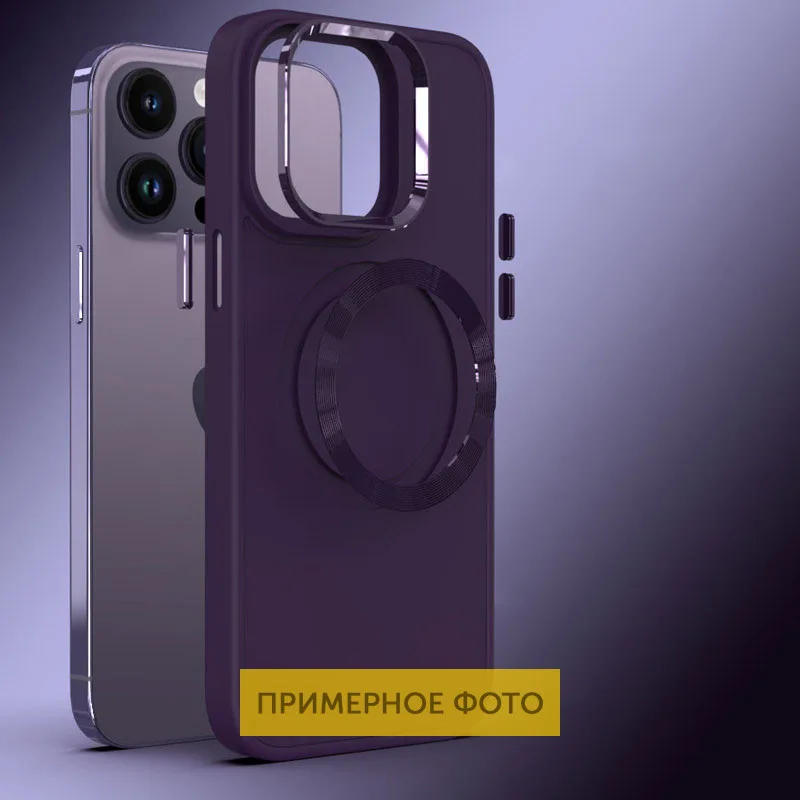TPU чохол Bonbon Metal Style with MagSafe для Apple iPhone 16 Pro Max (6.9
