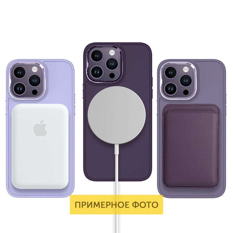 TPU чохол Bonbon Metal Style with MagSafe для Apple iPhone 16 Pro Max (6.9