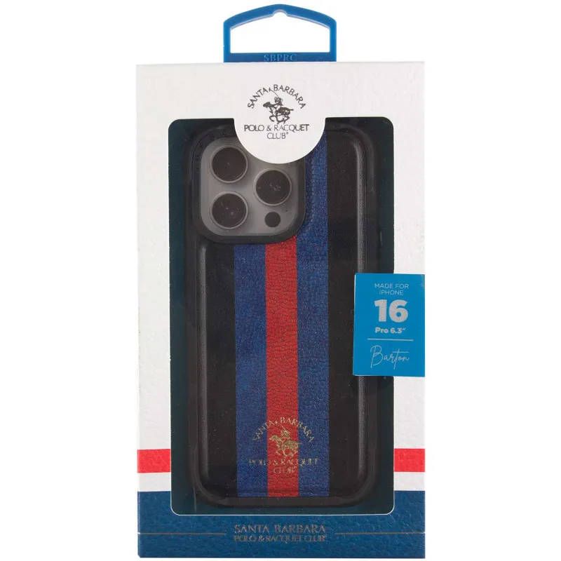Шкіряний чохол Polo Santa Barbara Barton для Apple iPhone 16 Pro (6.3