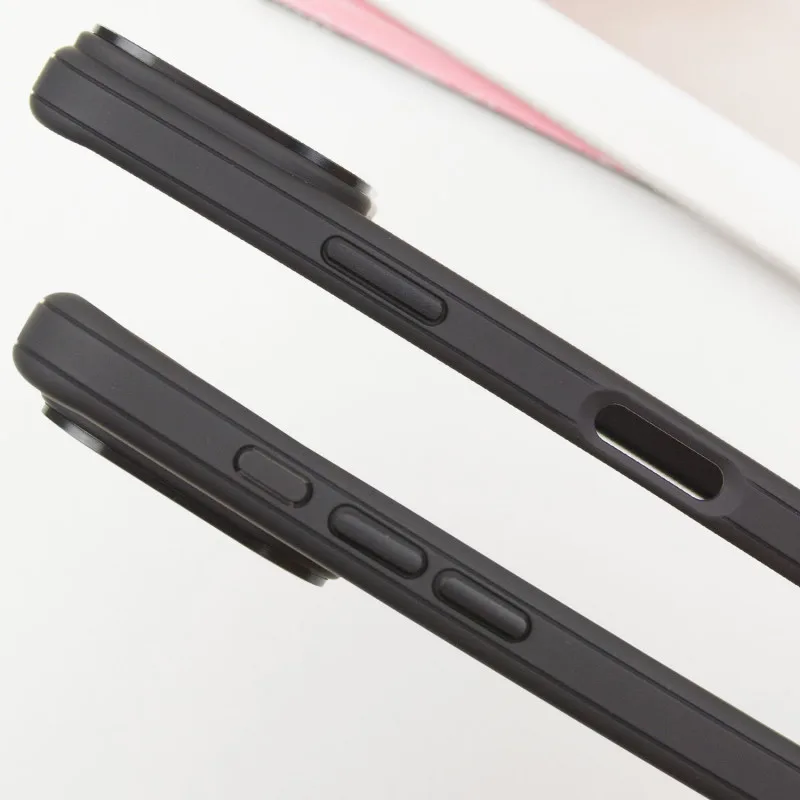 Чохол TPU+PC Carbon with MagSafe для Apple iPhone 16 (6.1