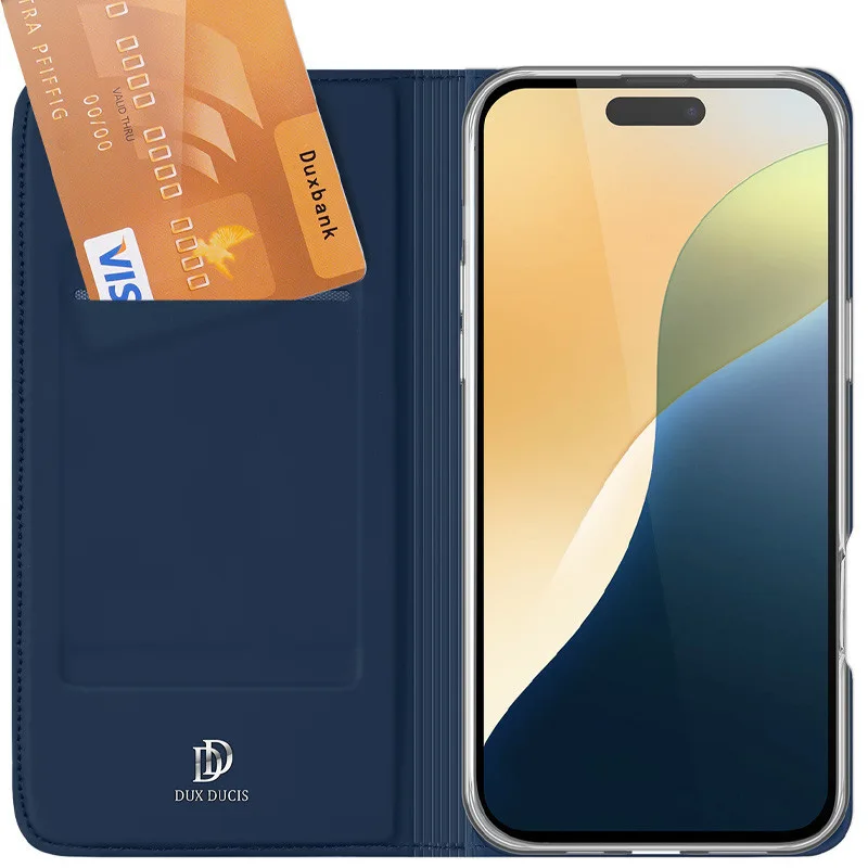 Чохол-книжка Dux Ducis з кишенею для візиток для Apple iPhone 16 (6.1
