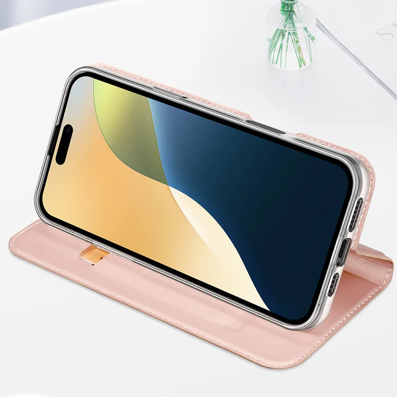 Чохол-книжка Dux Ducis з кишенею для візиток для Apple iPhone 16 (6.1