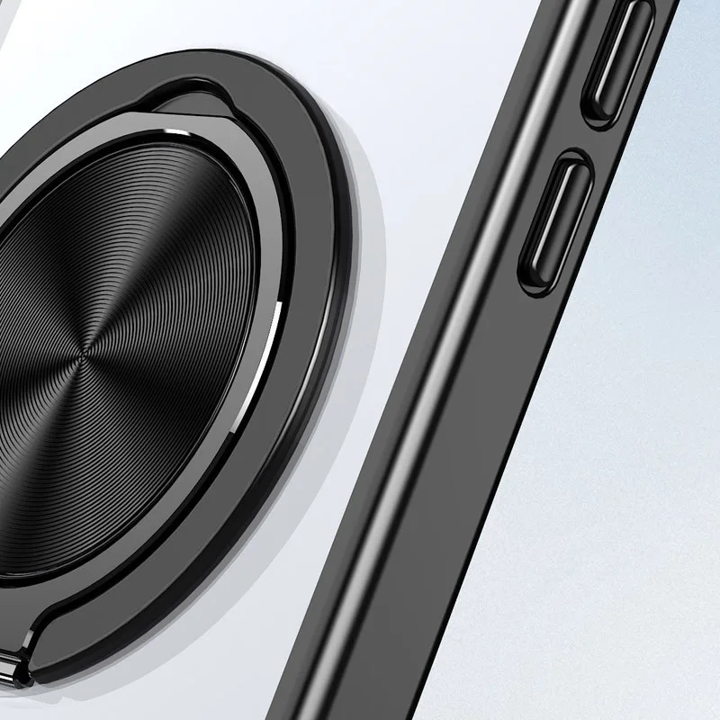 TPU+PC чохол Metal Ring with MagSafe для Apple iPhone 12 Pro / 12 (6.1