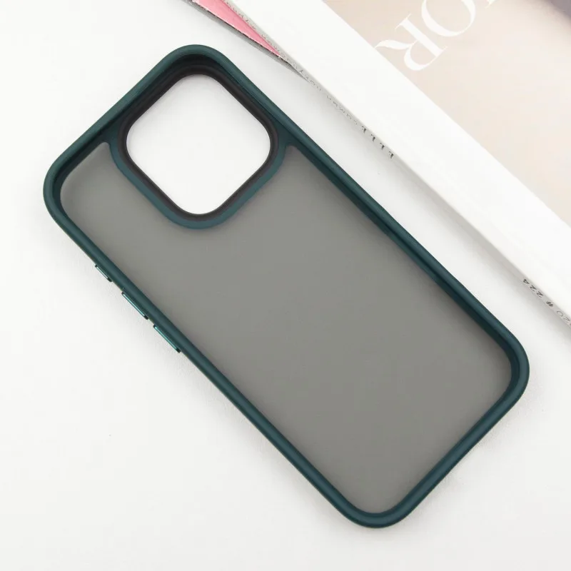 TPU+PC чохол Metal Buttons для Apple iPhone 16 Pro Max (6.9