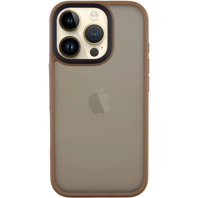 TPU+PC чохол Metal Buttons для Apple iPhone 16 Pro (6.3