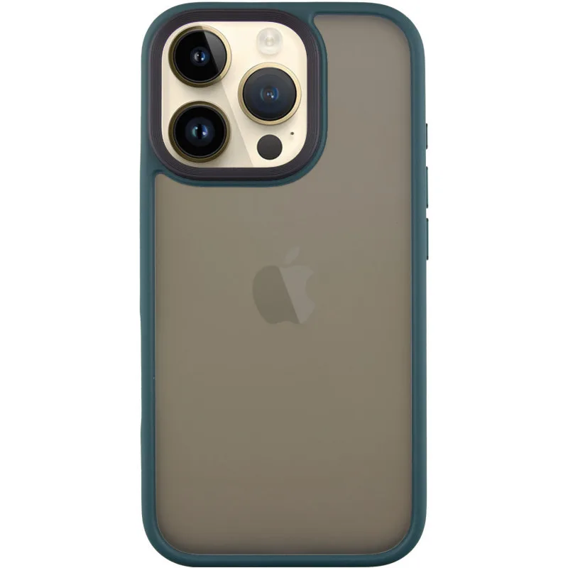 TPU+PC чохол Metal Buttons для Apple iPhone 16 Pro (6.3
