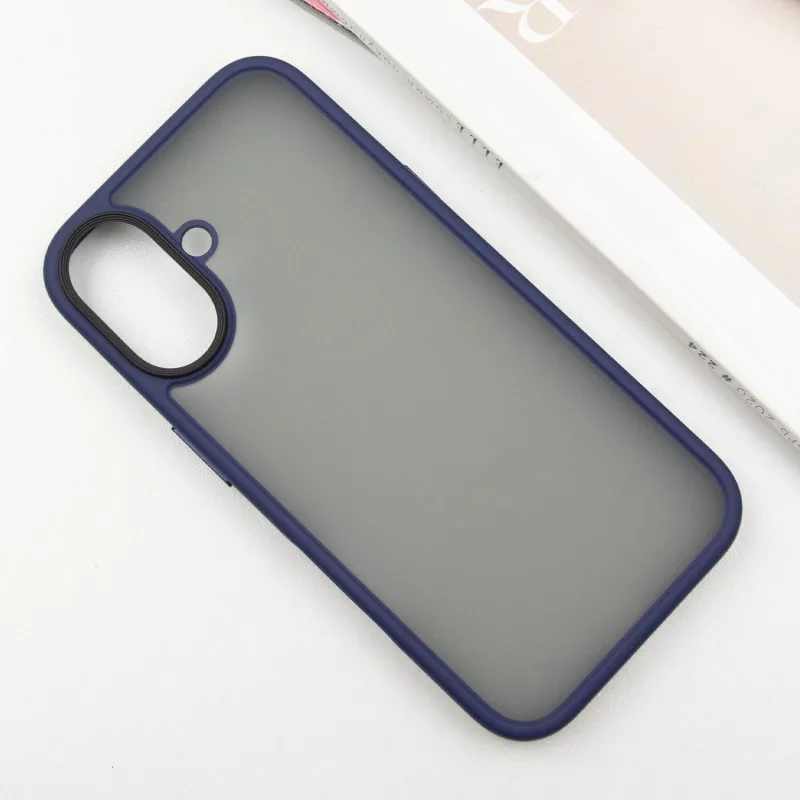 TPU+PC чохол Metal Buttons для Apple iPhone 16 (6.1