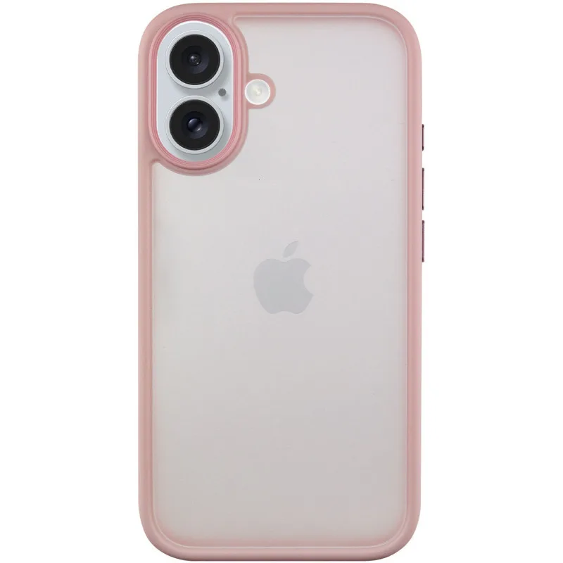 TPU+PC чохол Metal Buttons для Apple iPhone 16 (6.1