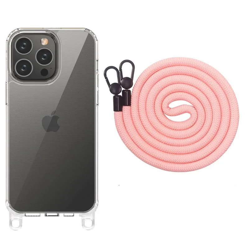 Чохол TPU Transparent with Straps для Apple iPhone 14 Pro Max (6.7