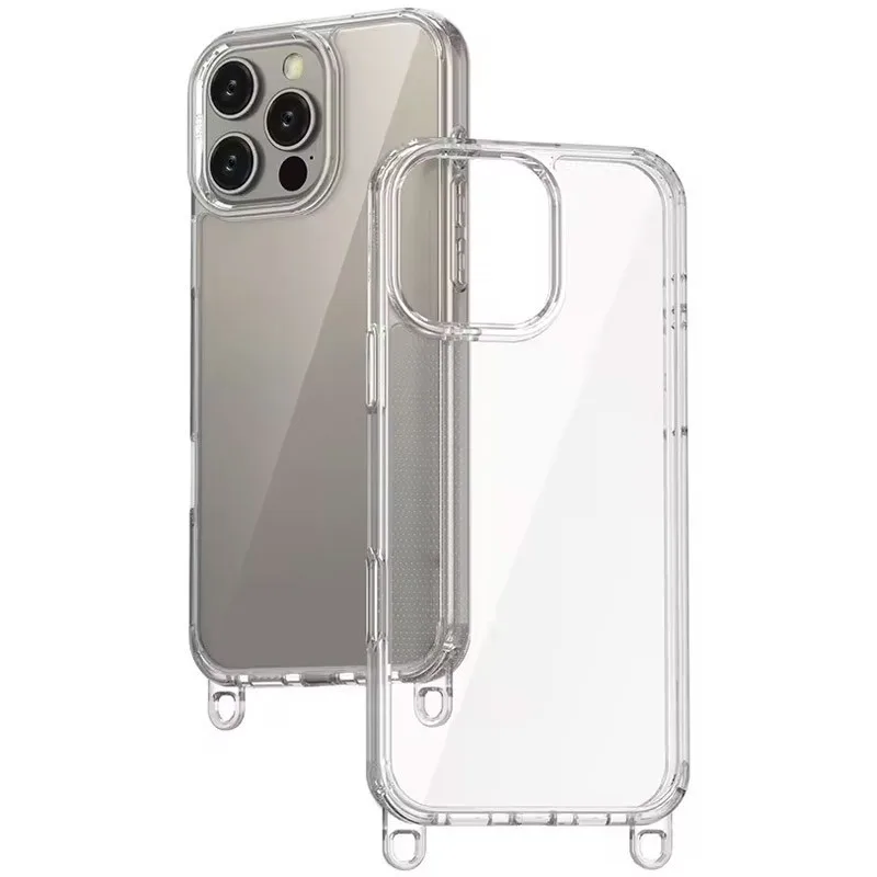 Чохол TPU Transparent with Straps для Apple iPhone 14 Pro Max (6.7