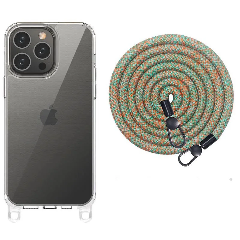 Чохол TPU Transparent with Straps для Apple iPhone 14 Pro Max (6.7