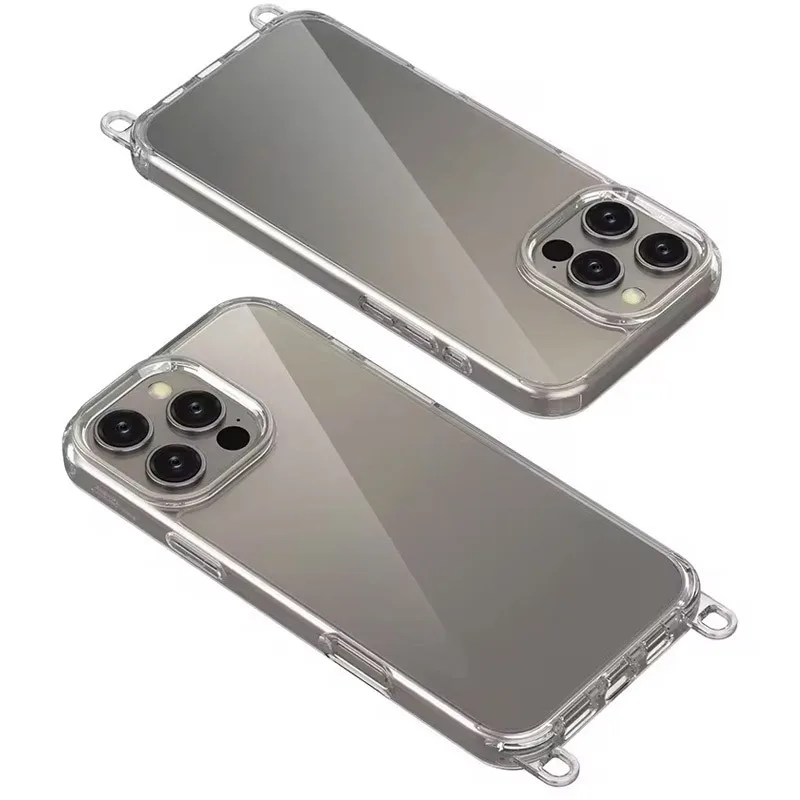 Чохол TPU Transparent with Straps для Apple iPhone 14 Pro Max (6.7