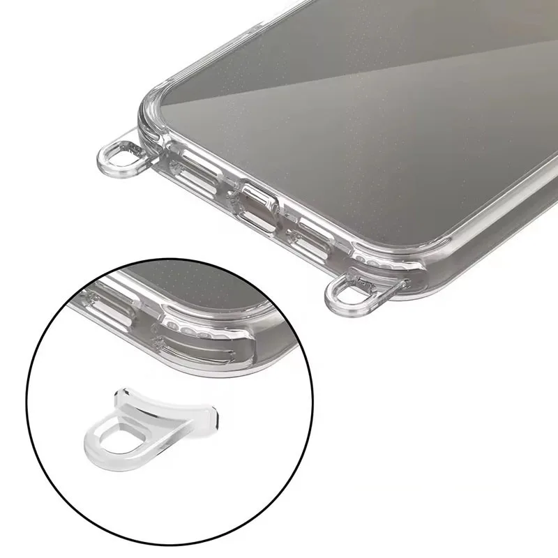 Чохол TPU Transparent with Straps для Apple iPhone 13 Pro (6.1