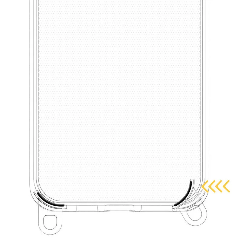 Чохол TPU Transparent with Straps для Apple iPhone 12 Pro Max (6.7