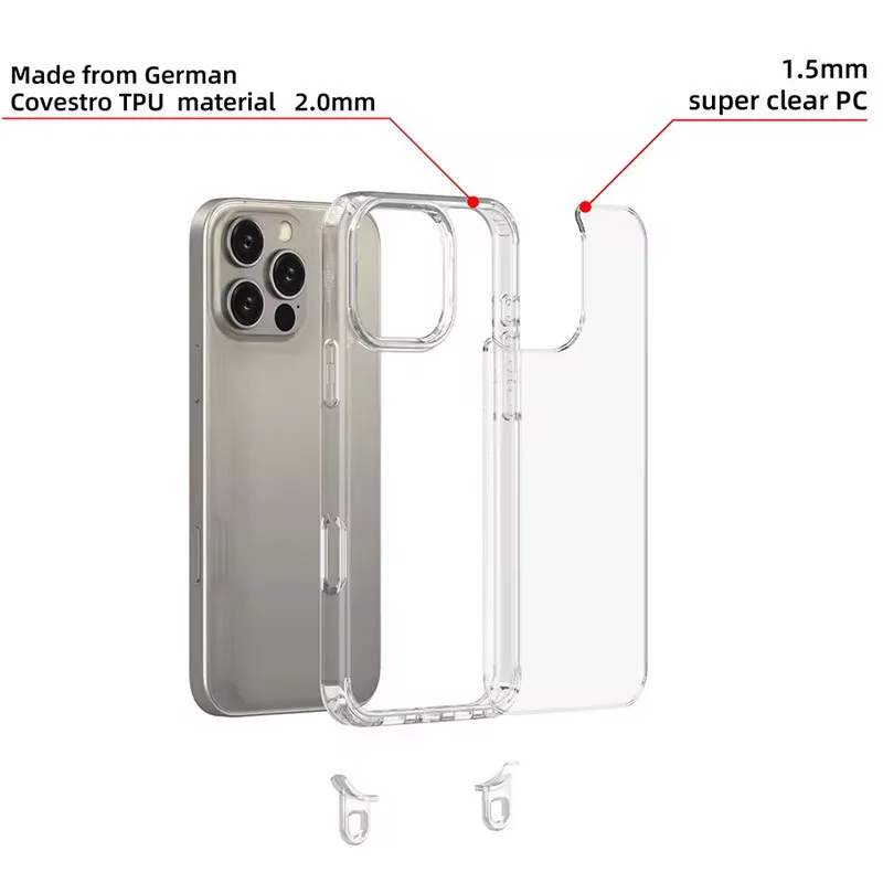 Чохол TPU Transparent with Straps для Apple iPhone 12 Pro Max (6.7
