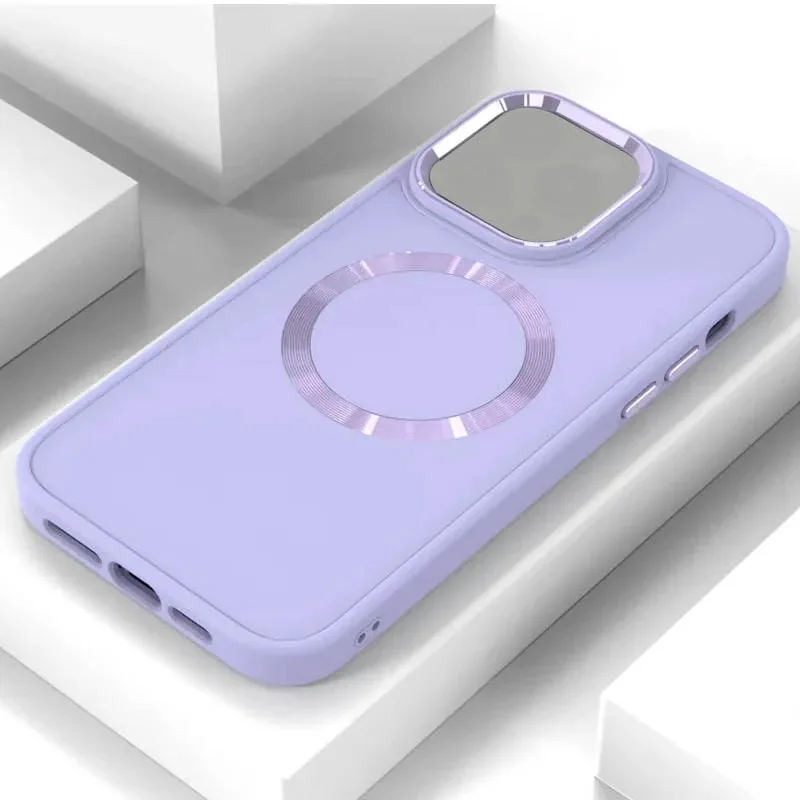 TPU чохол Bonbon Metal Style with MagSafe для Apple iPhone 15 Plus (6.7