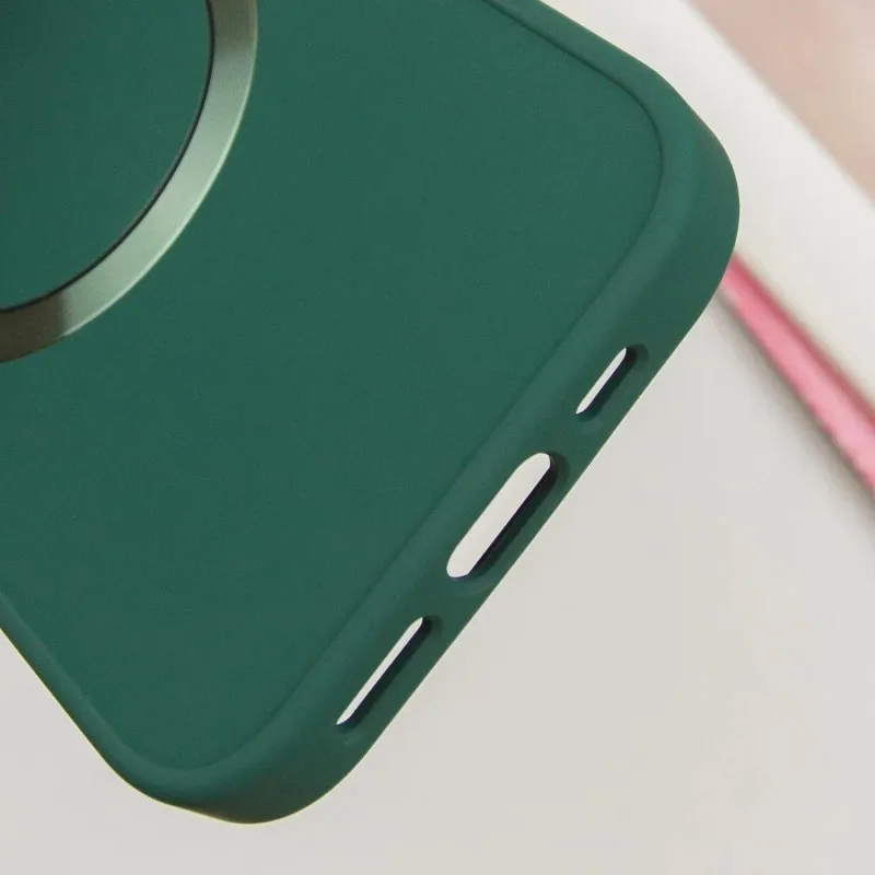 TPU чохол Bonbon Metal Style with MagSafe для Apple iPhone 15 (6.1