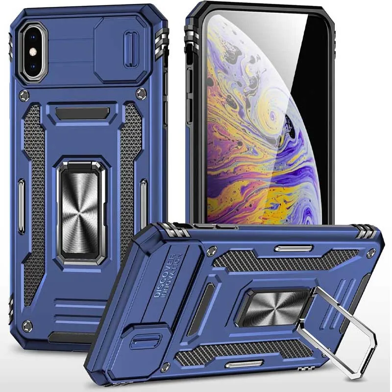 Протиударний чохол Camshield Army Ring для Apple iPhone X / XS (5.8