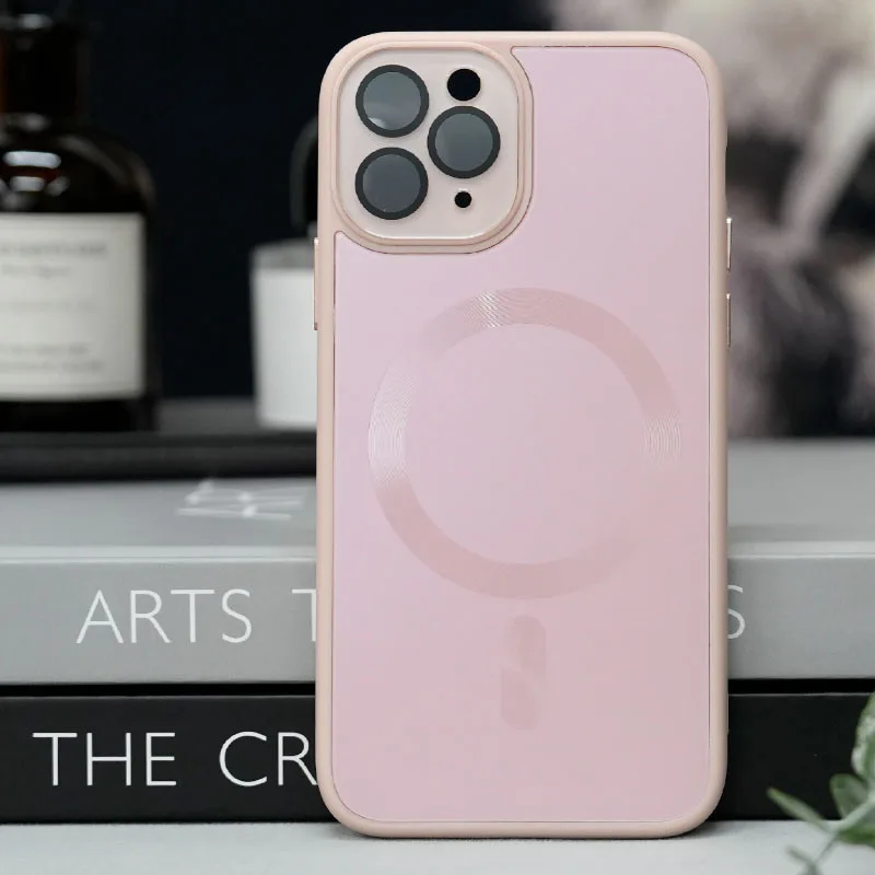 Чохол TPU+Glass Sapphire Midnight with MagSafe для Apple iPhone 15 Pro (6.1