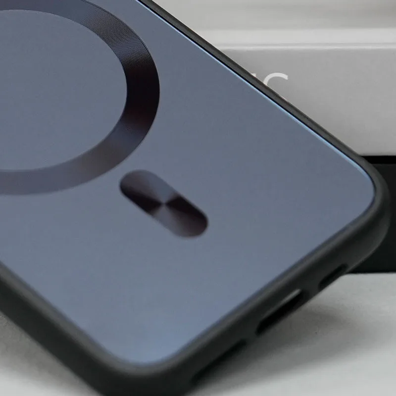 Чохол TPU+Glass Sapphire Midnight with MagSafe для Apple iPhone 15 (6.1