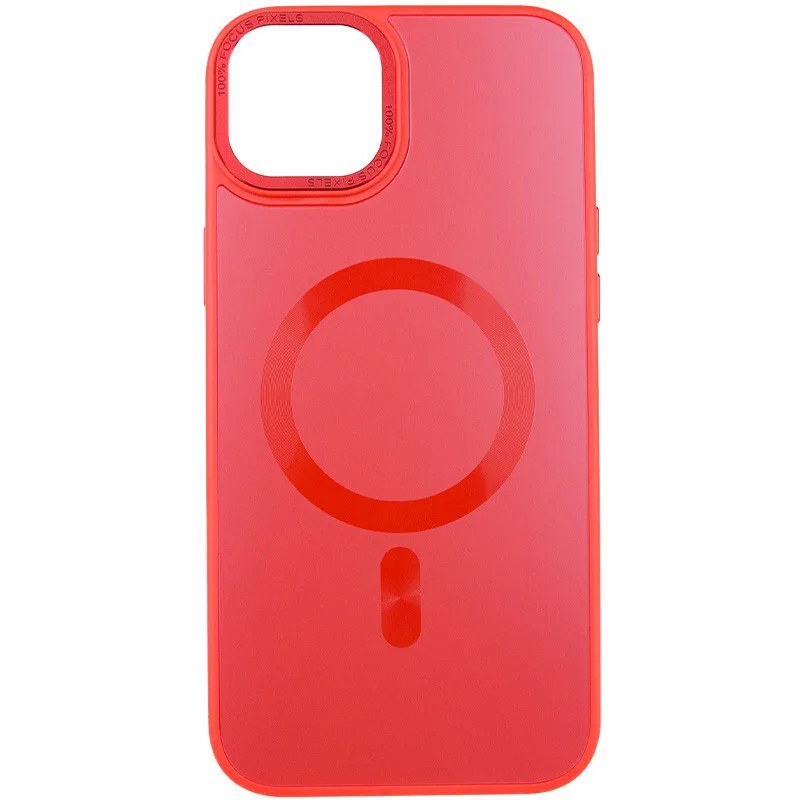 Чохол TPU+Glass Sapphire Midnight Open Camera with MagSafe для Apple iPhone 15 Plus (6.7
