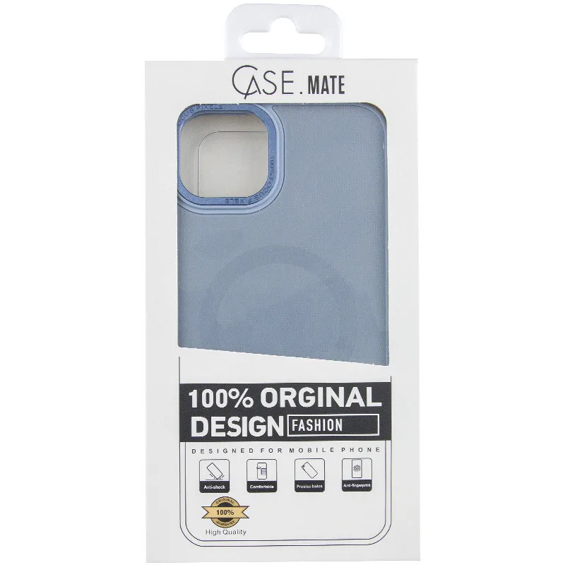 Чохол TPU+Glass Sapphire Midnight Open Camera with MagSafe для Apple iPhone 15 Plus (6.7
